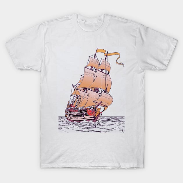 Tintin and snowy waving at you 4 T-Shirt by RyuZen